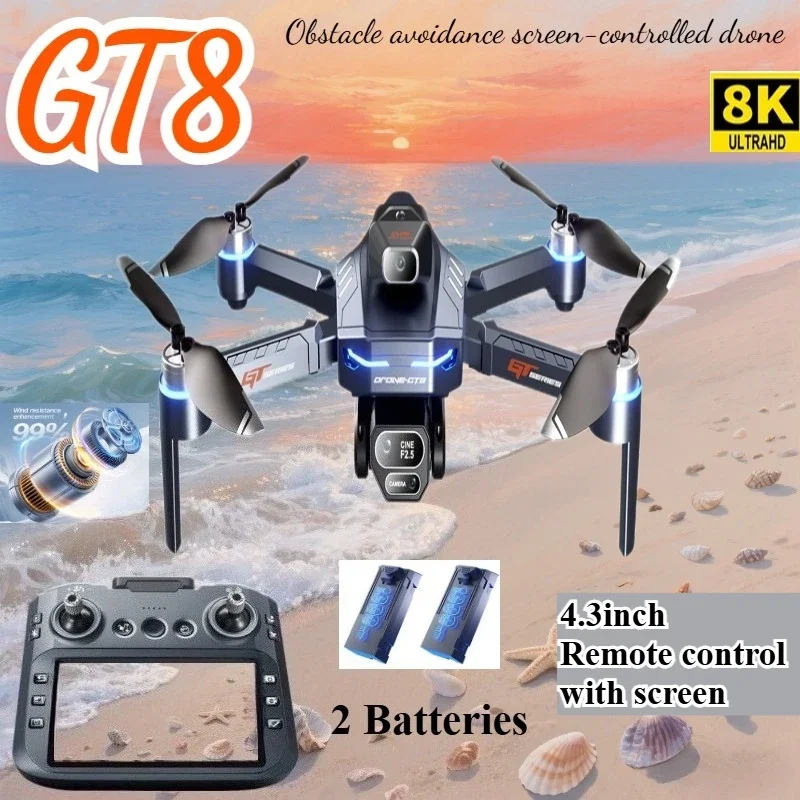 Drone 4K HD GT8 Camera Obstacl - Drone Multispectral recension och pris