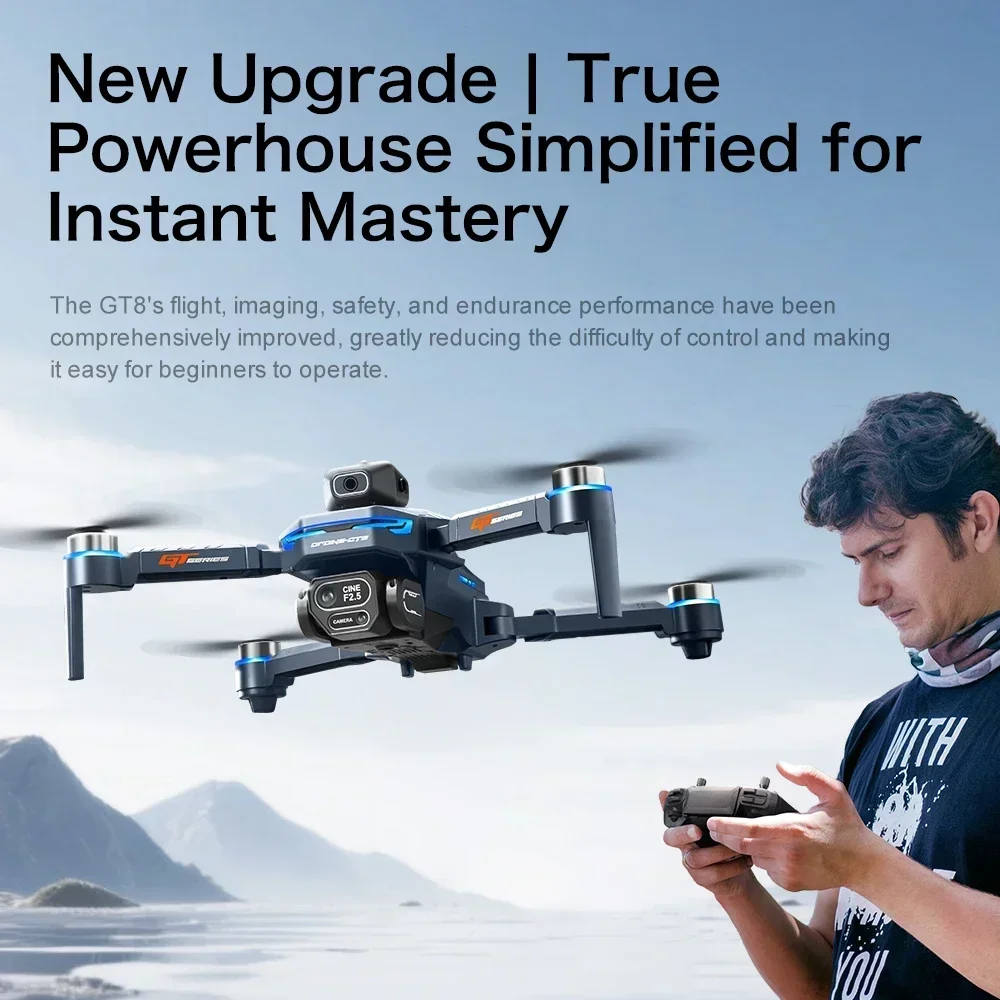 Drone 4K HD GT8 Camera Obstacl - Drone Multispectral recension och pris