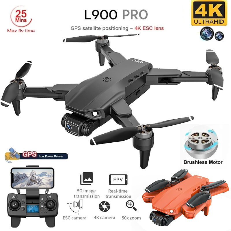 L900 Pro GPS Drone 4K Professi - Drone Photogrammetry recension och pris