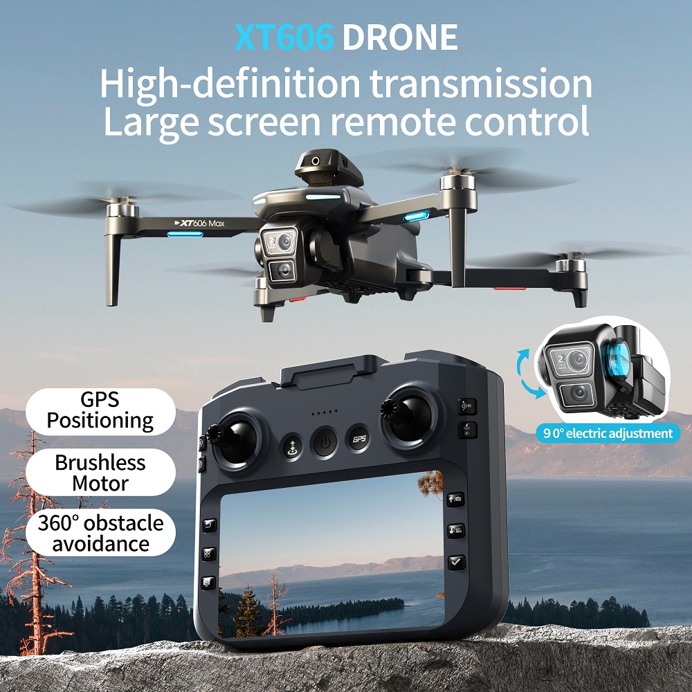 XT606 MAX 3 battery Drone 4k 8 - Drone Surveying recension och pris