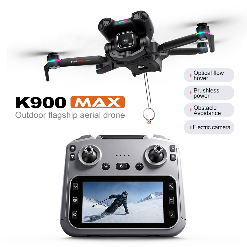 New K900 MAX GPS Drone Cam Fis - Drone Multispectral recension och pris